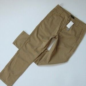 J Crew Straight Leg Pant Honey Brown Size 28 Tall